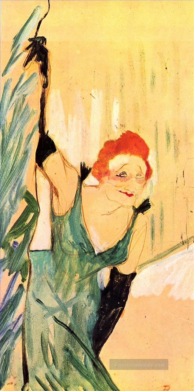 Yvette Guilbert 1894 Toulouse Lautrec Henri de Ölgemälde
